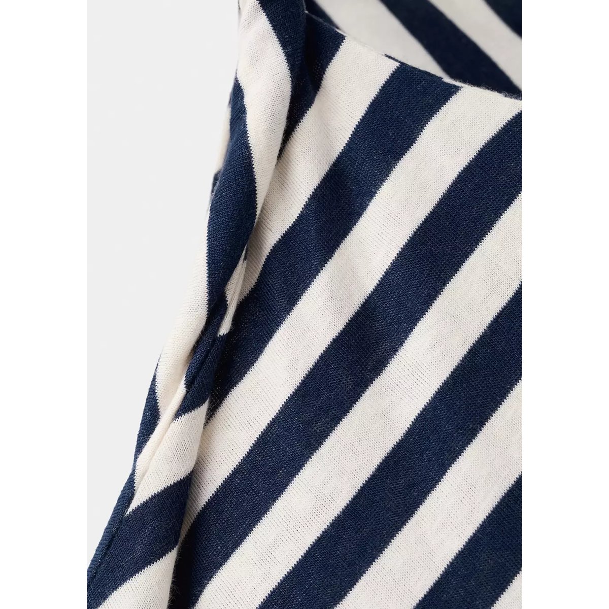 Robe maille bretelles drapées bleu marine, MANGO