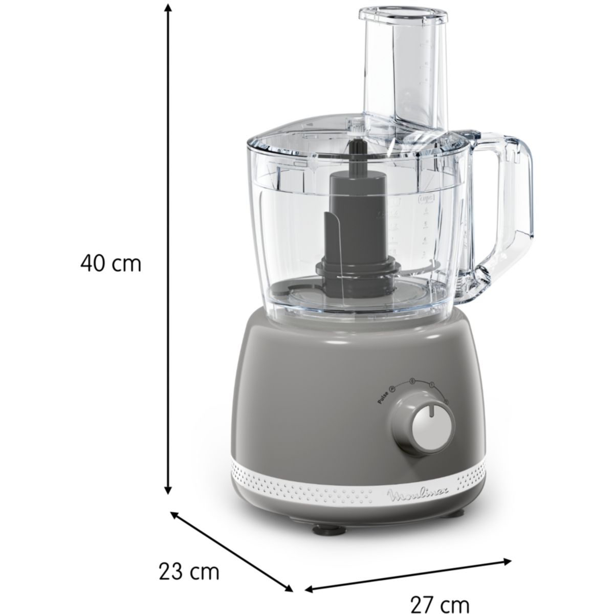 Robot multifonction soleil pepper FP345E10 gris, MOULINEX
