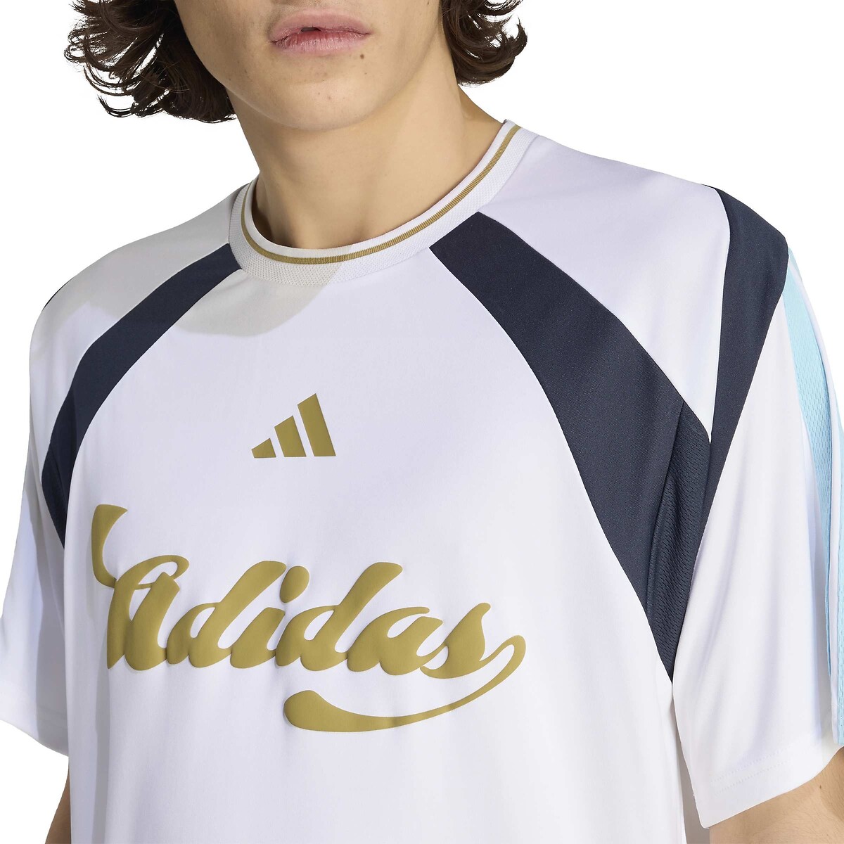 T-shirt manches courtes en jersey HOUSE OF TIRO blanc, ADIDAS SPORTSWEAR