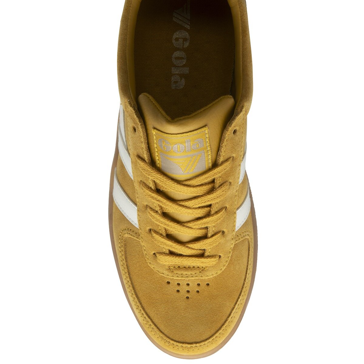 Baskets Grandslam Suede jaune/blanc, GOLA