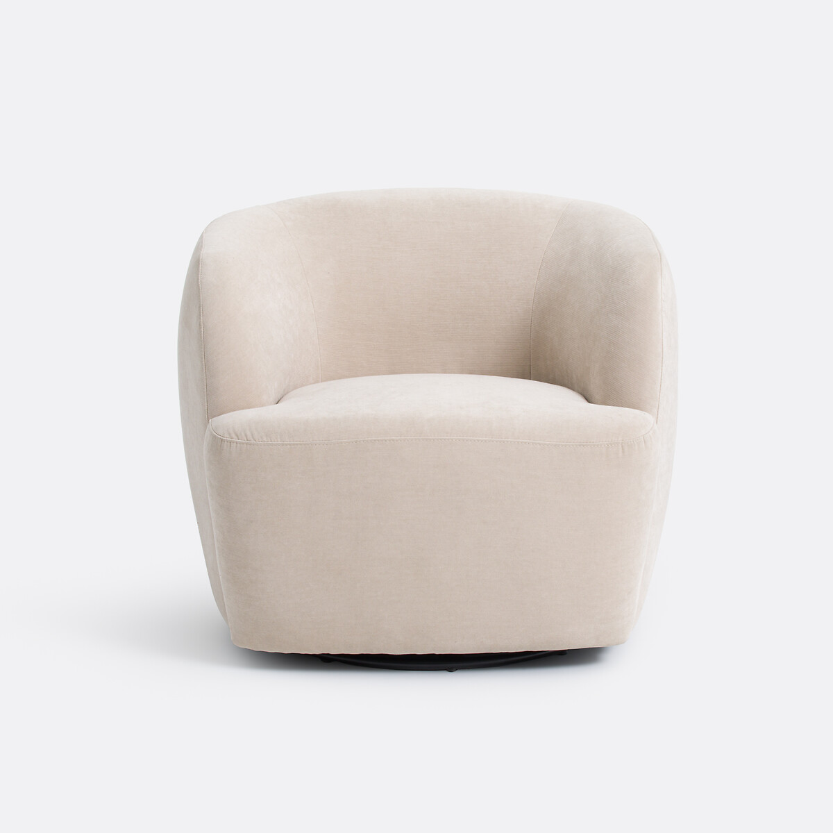 Fauteuil compact rotatif, LINETE beige, LA REDOUTE INTERIEURS
