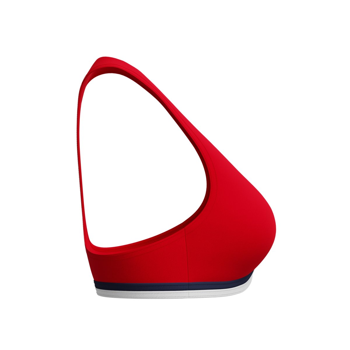 Haut de maillot de bain à col V et dos nageur rouge, SPEEDO