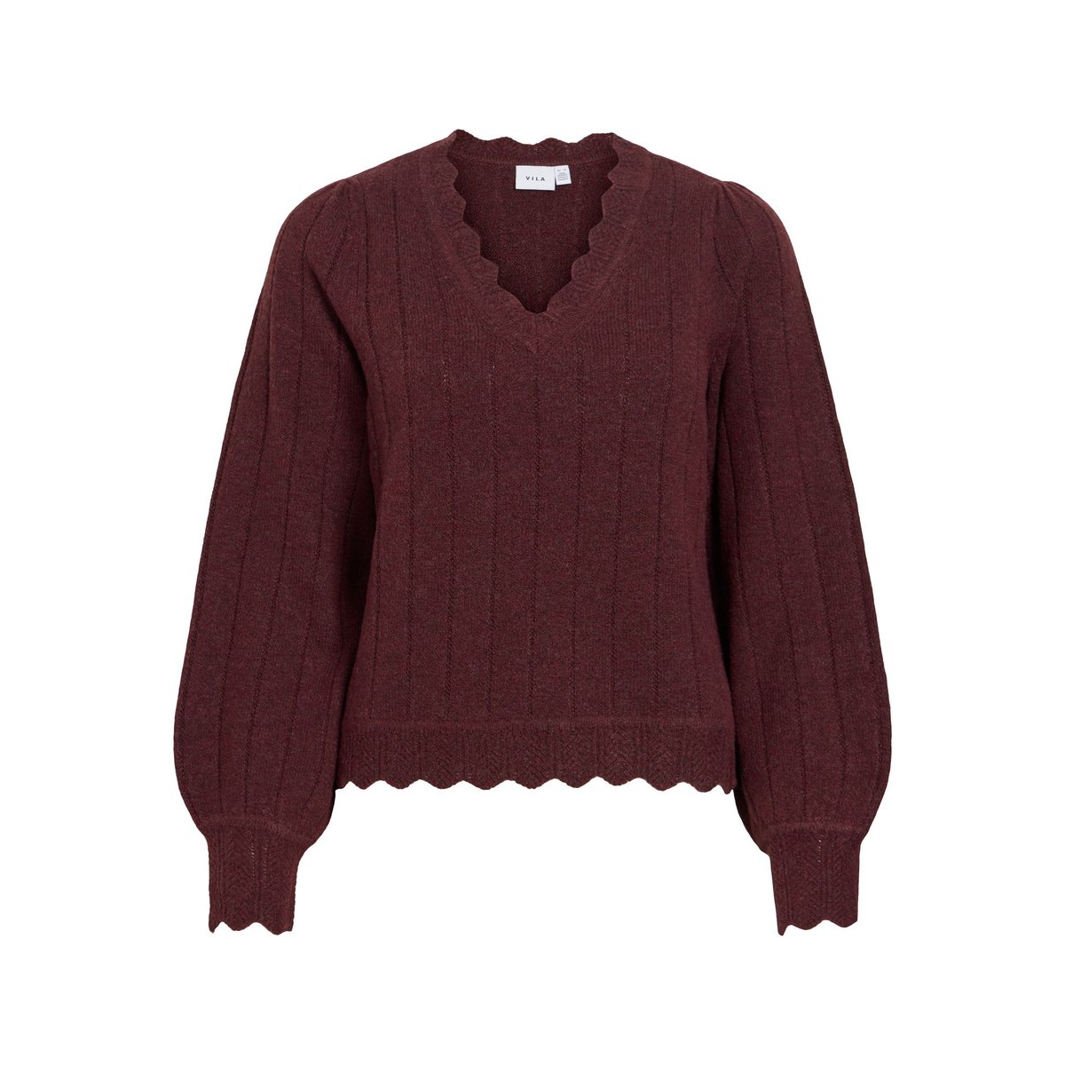 Pull En Maille rouge - port royale1, VILA