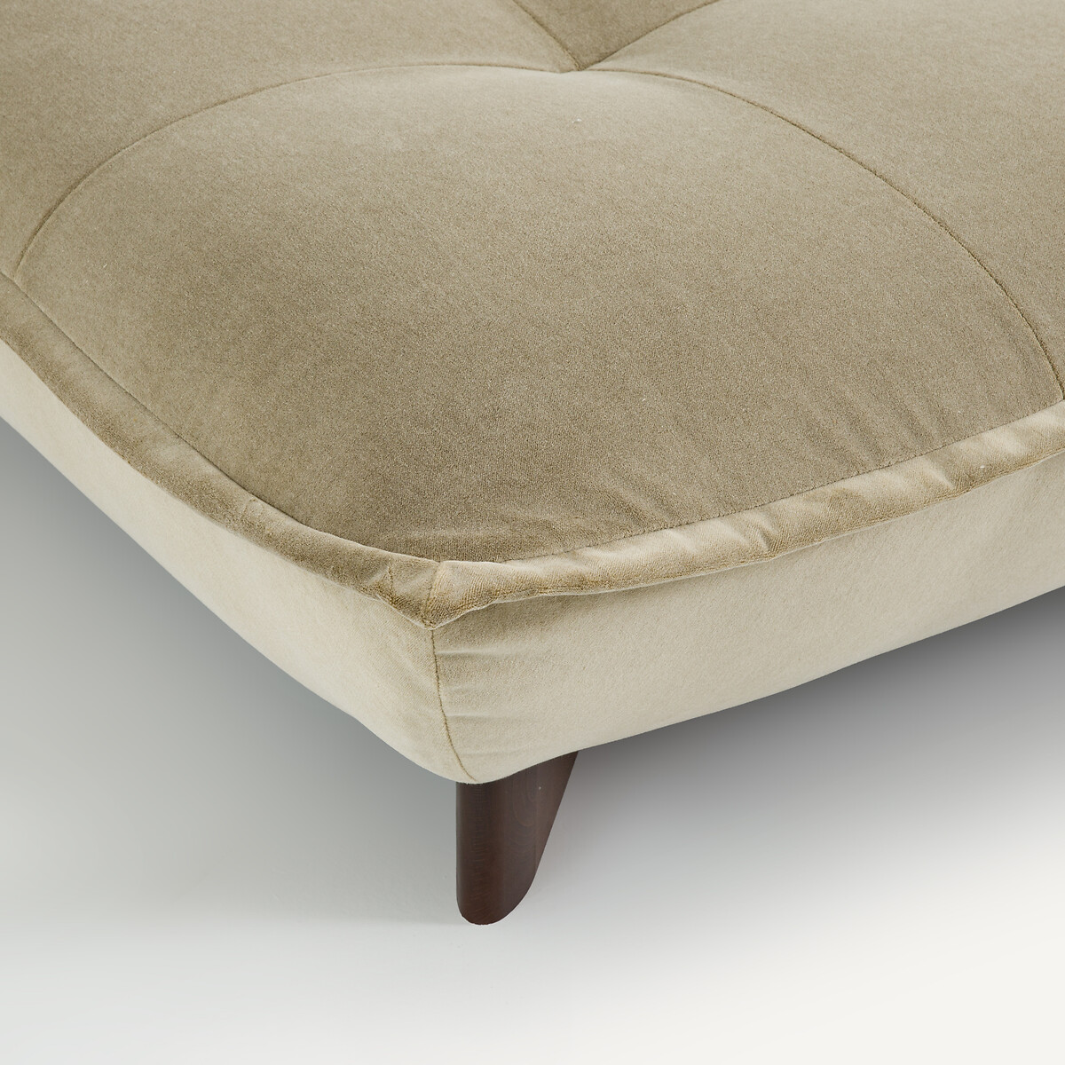 Modulaire bank van stonewashed fluweel, KAORI grijs shiitaké, AM.PM