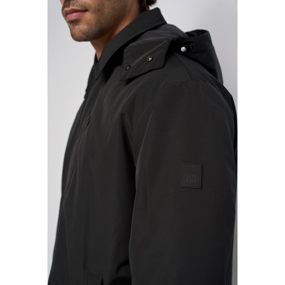 PARKA IMPERMÉABLE noir, SALSA JEANS