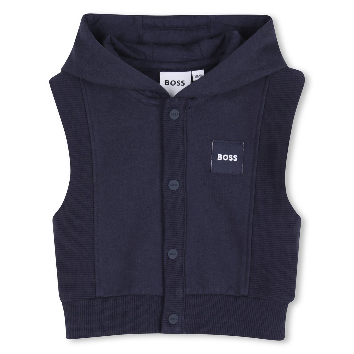 Ensemble pantalon, cardigan et tee-shirt bleu cargo, BOSS KIDSWEAR
