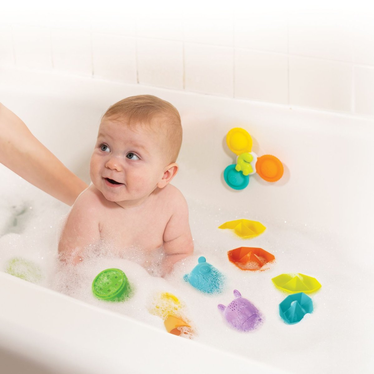 Coffret de bain multicolore, INFANTINO