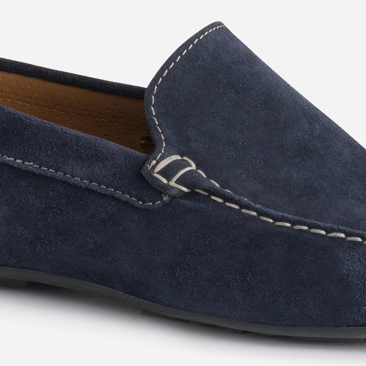 Mocassin en cuir HELMDON marine, ERAM