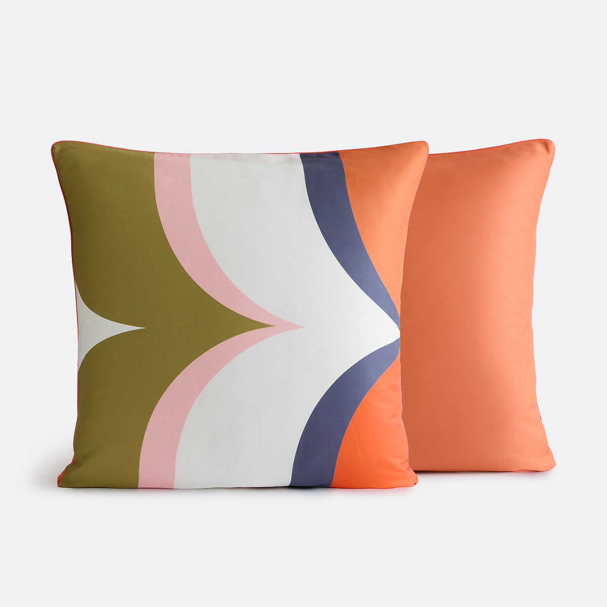 Taie d'oreiller en satin de coton, WONDER imprimé, MAPOÉSIE X LA REDOUTE INTÉRIEURS