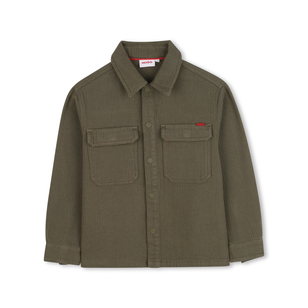 Chemise en velure côtelée kalamata, HUGO KIDSWEAR