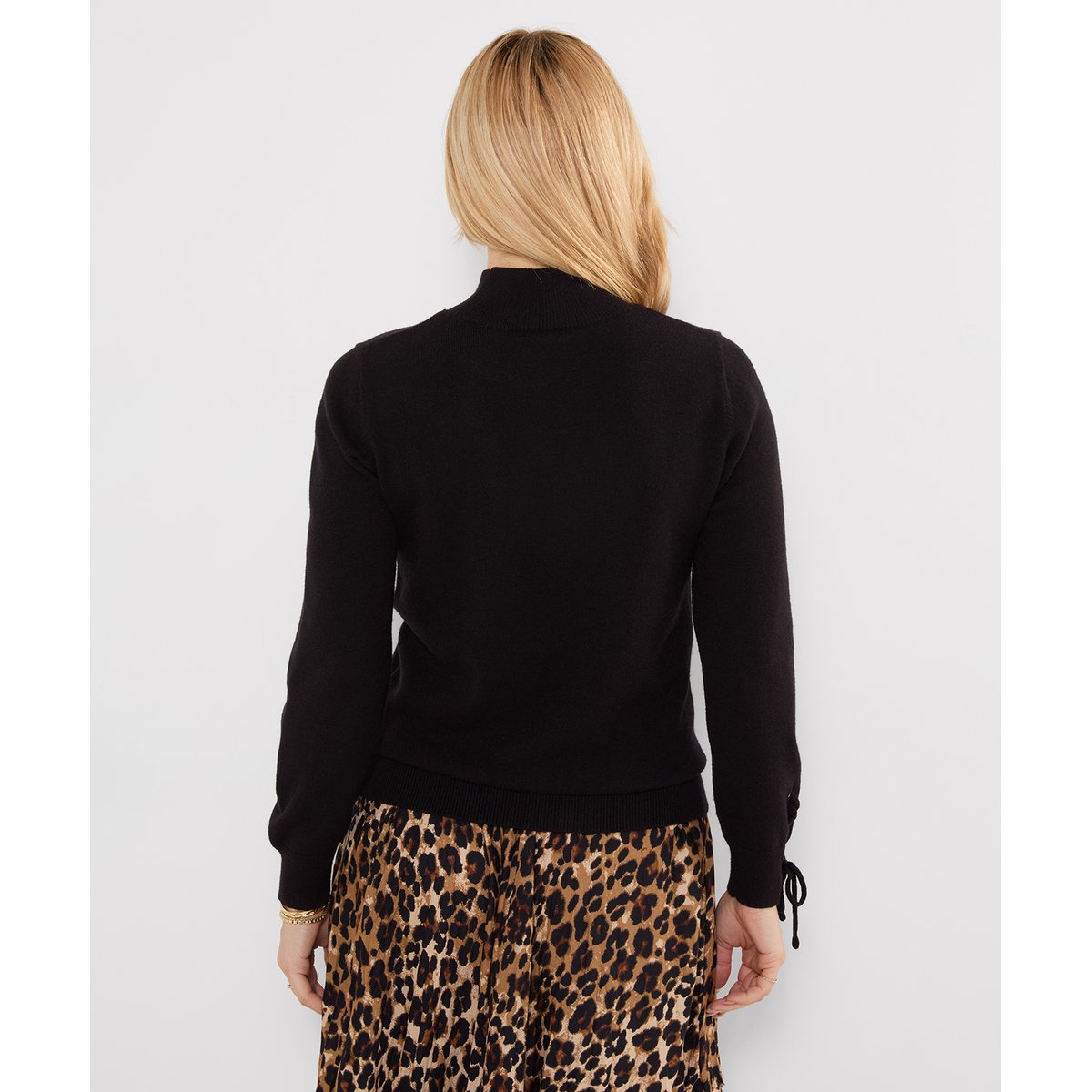 Pull à Détail Lacé Chrissie noir, JOE BROWNS