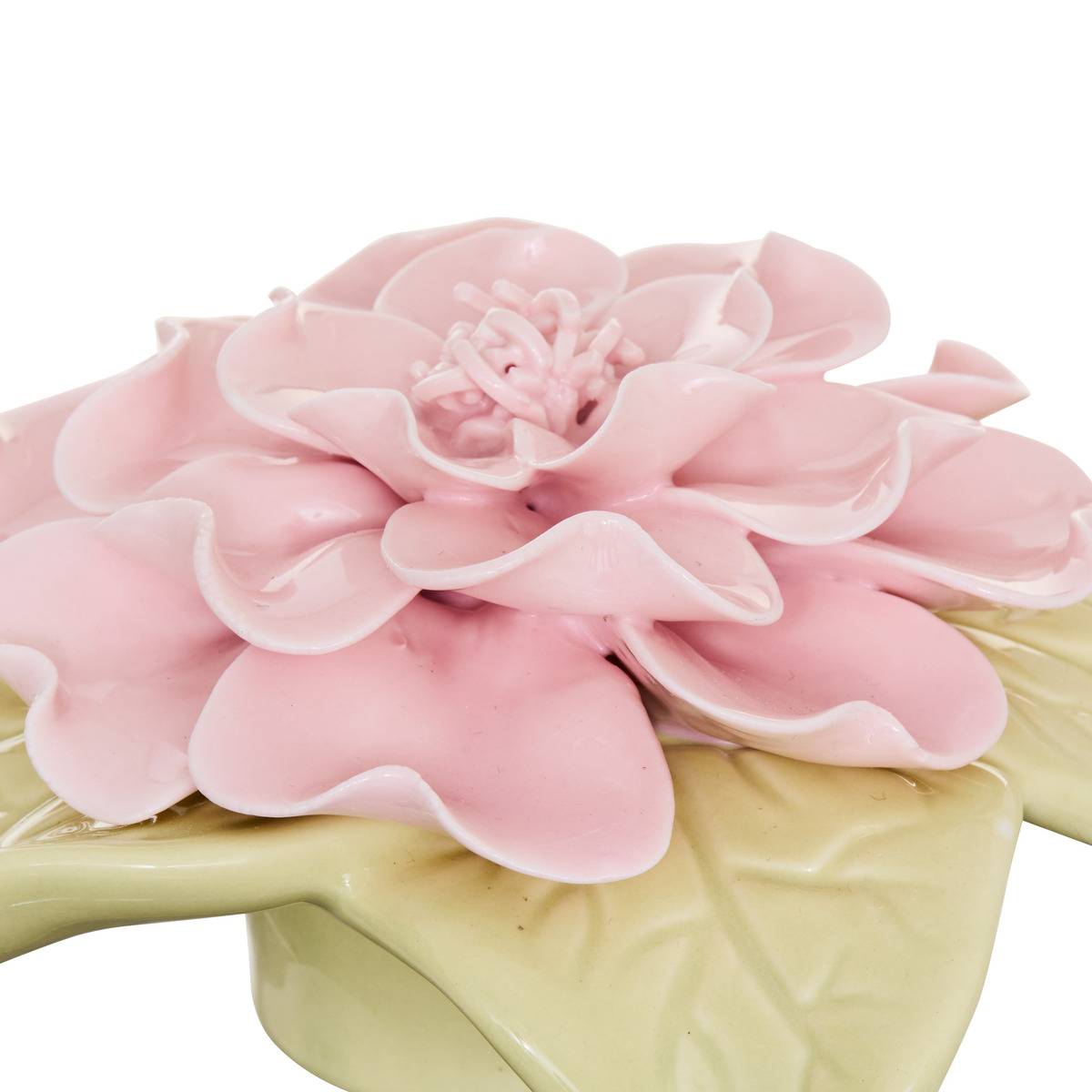 Objet déco FLEUR DE ROSE blanc, ATMOSPHERA