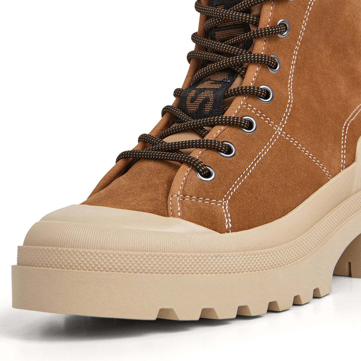 Bottines En Daim Avec Fermeture À Lacets brun brun, PEPE JEANS