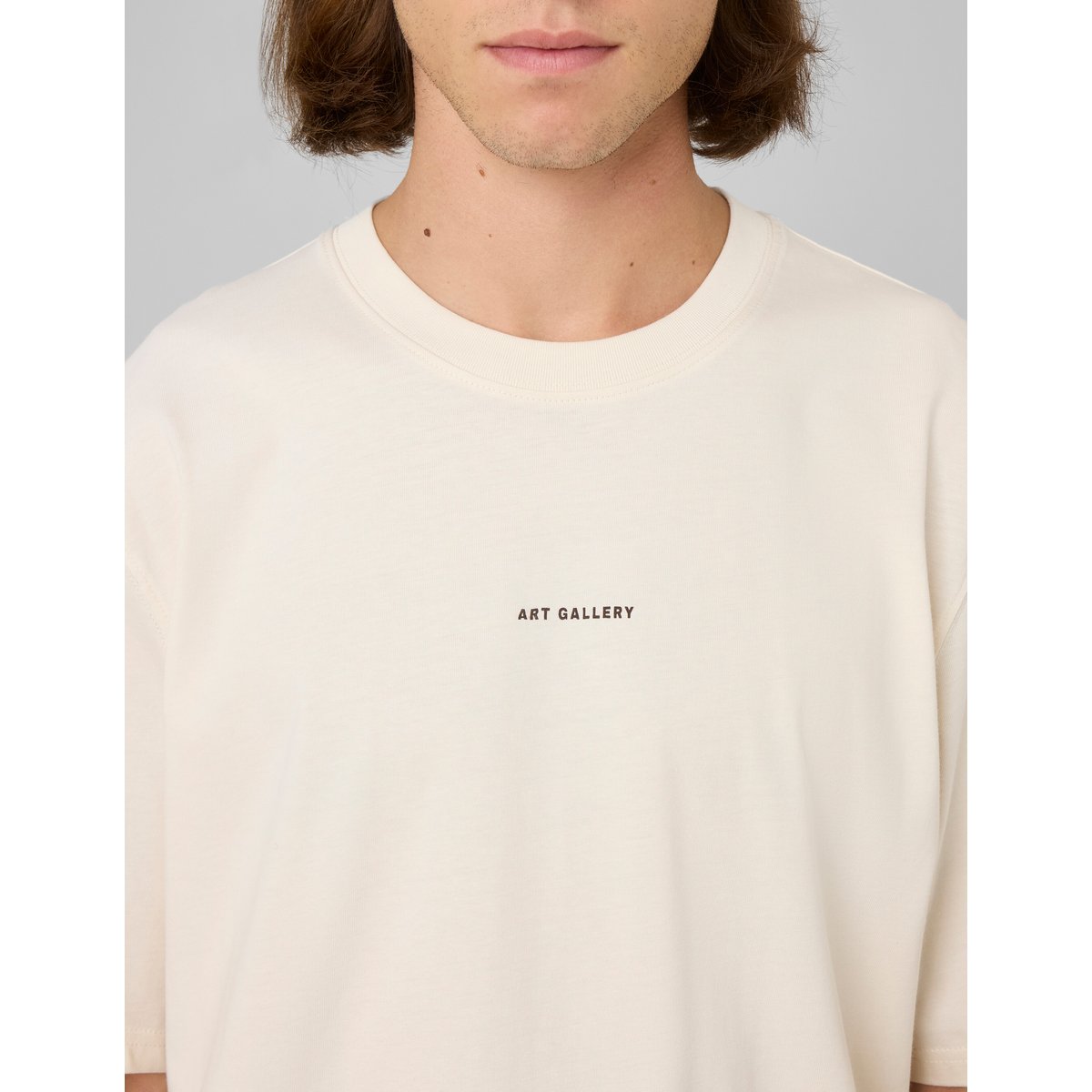 T-shirt imprimé devant / dos naturel, BZB