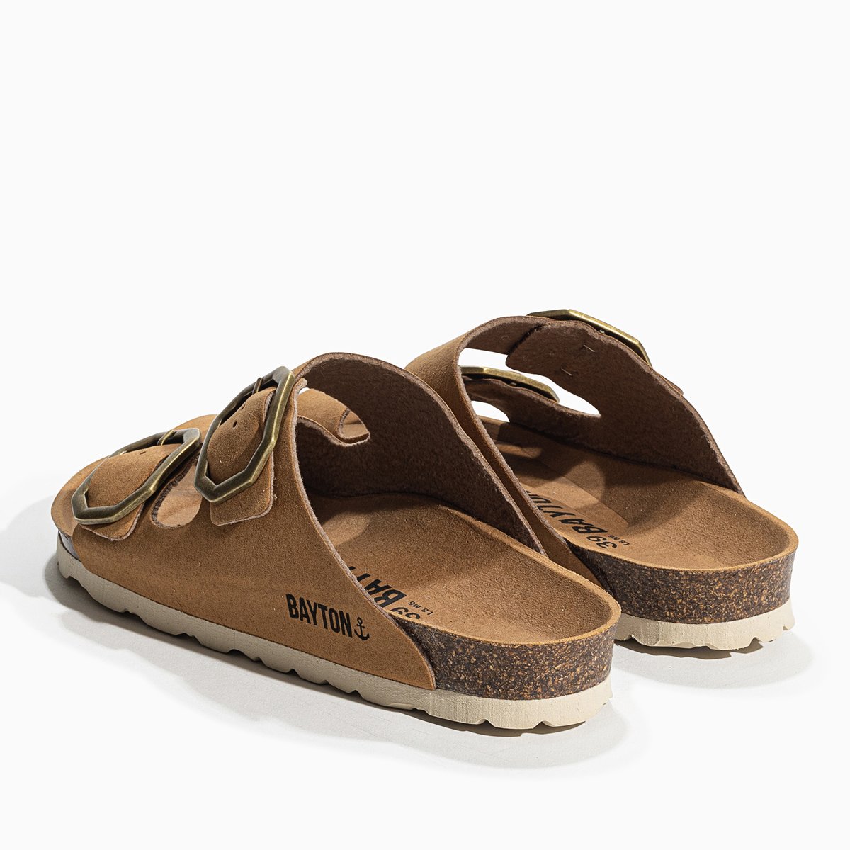 Sandales Vegan ATLAS camel, BAYTON