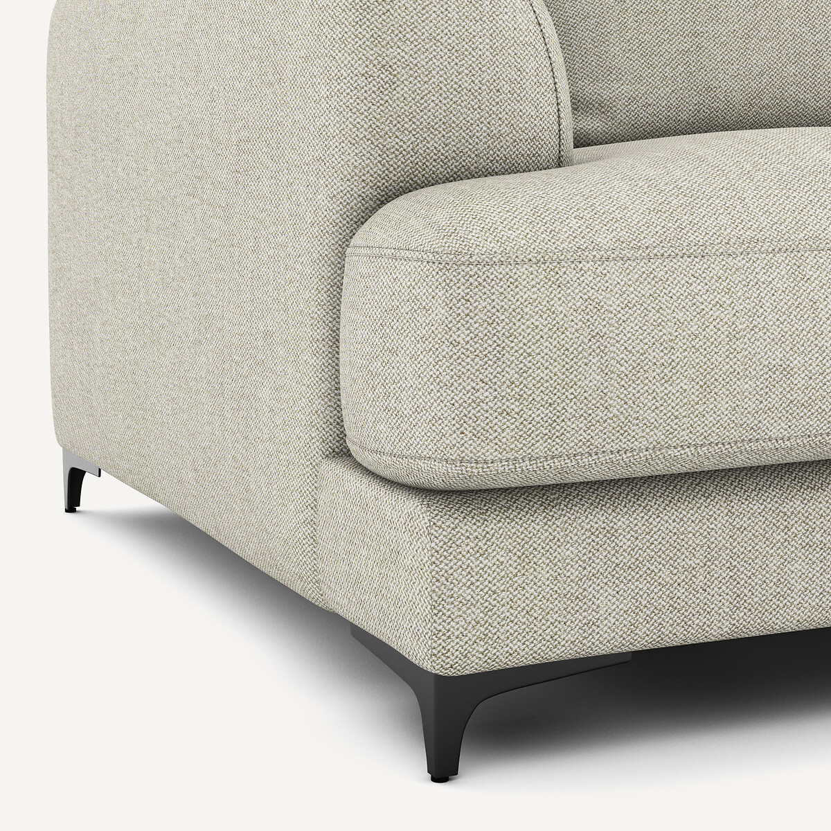 4-Sitzer-Schlafsofa Marsile, Tweed-Optik elfenbein, AM.PM