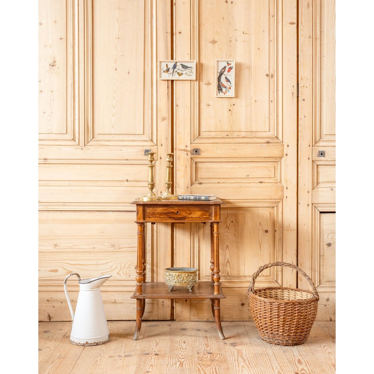 Coiffeuse en bois Louise N°330 - Bon état bois foncé, DEBONGOUT