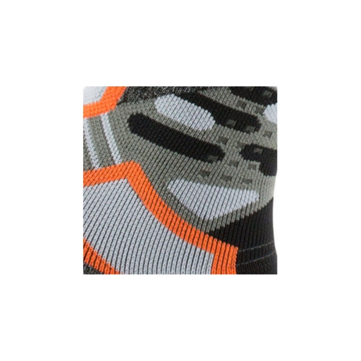 Chaussettes résistantes Trek Way noir orange, THYO