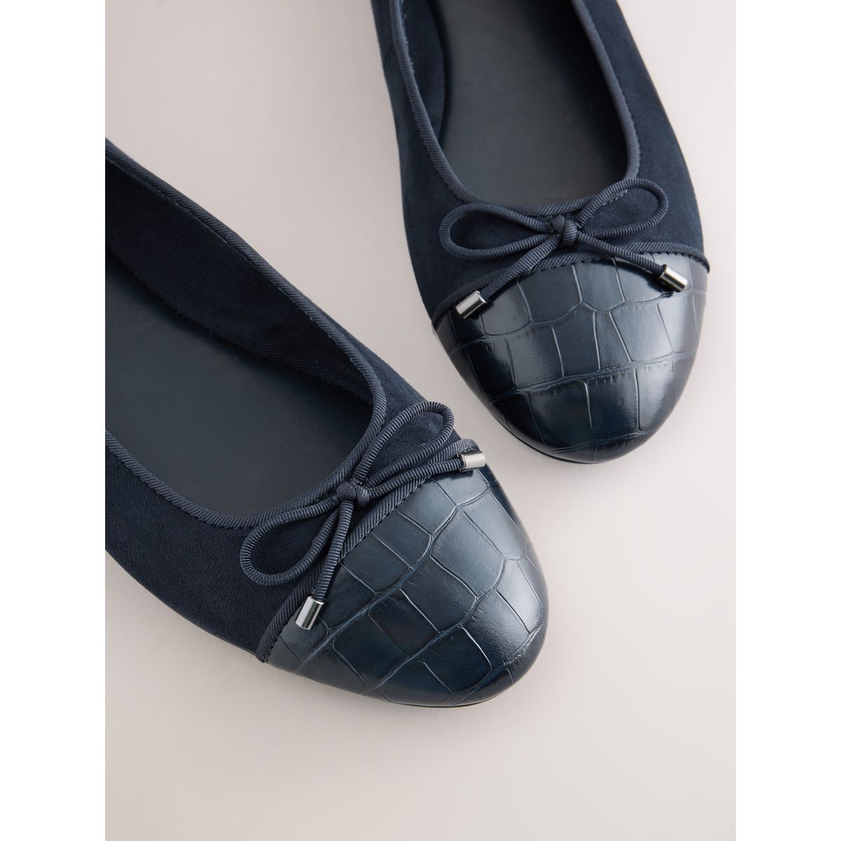 Ballerines à bout rond forever comfort® bleu marine, NEXT