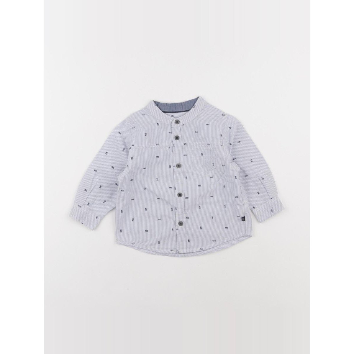 Chemise - Très bon état blanc, bleu, OBAIBI
