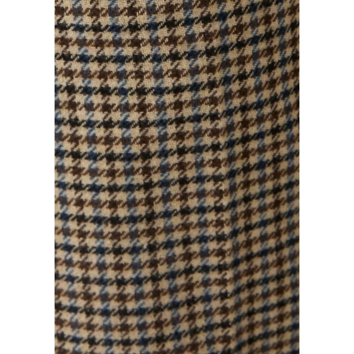 Pantalon large motif pied-de-poule marron pied-de-poule beige, DAMART