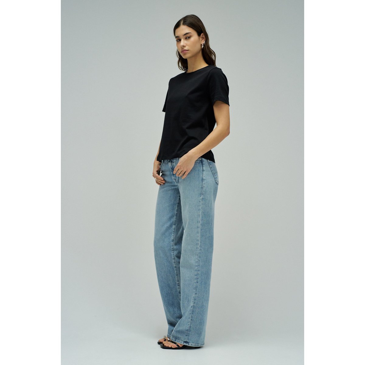 T-SHIRT BASIQUE blanc, SALSA JEANS