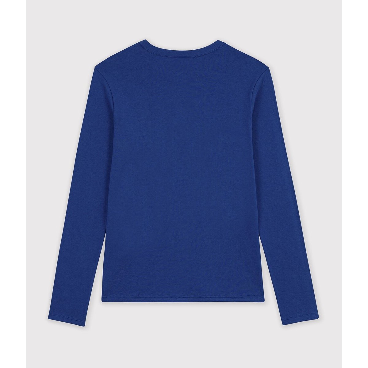 Crew Neck Long Sleeve T-Shirt blue, PETIT BATEAU