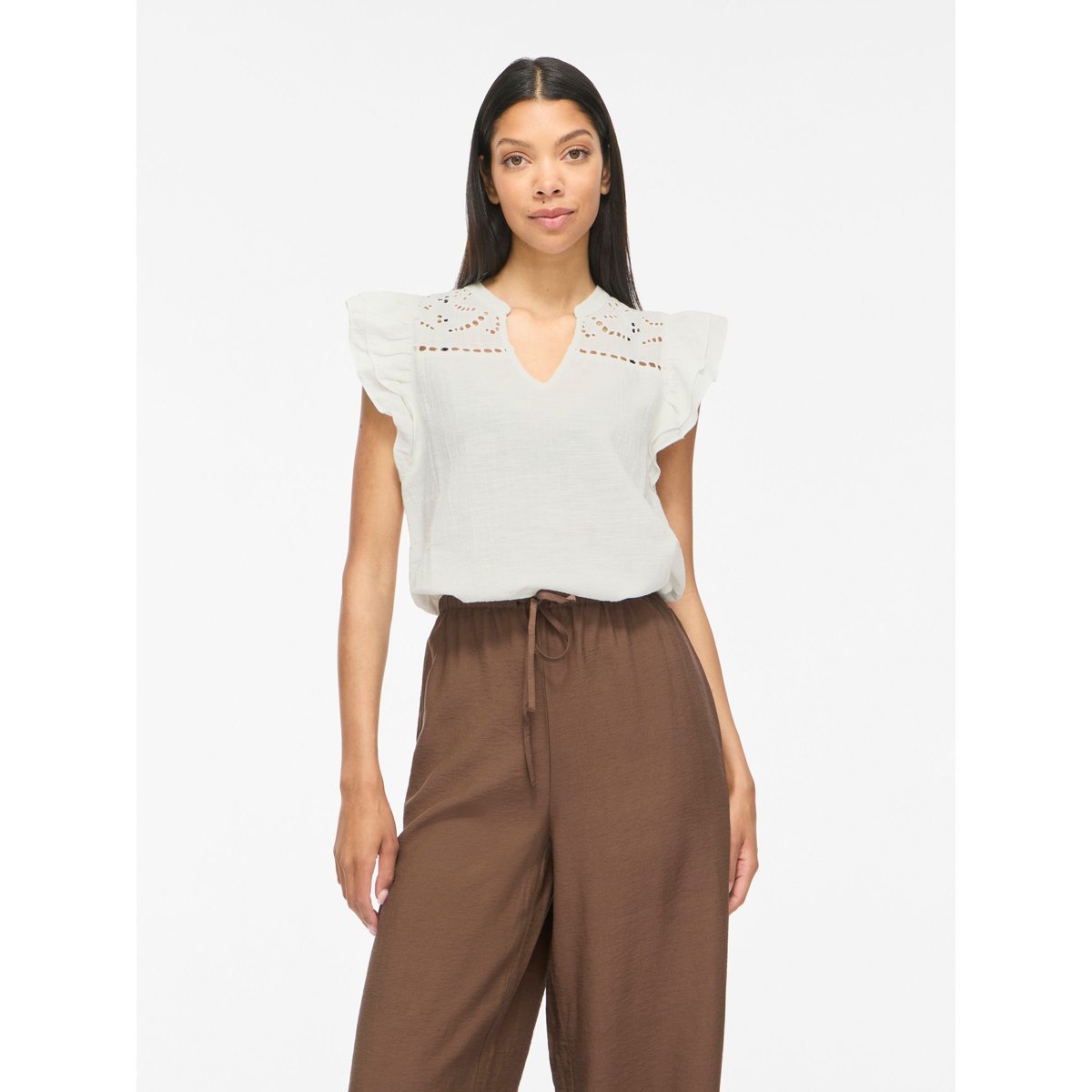 Top Sans Manches blanc - cloud dancer1, VILA