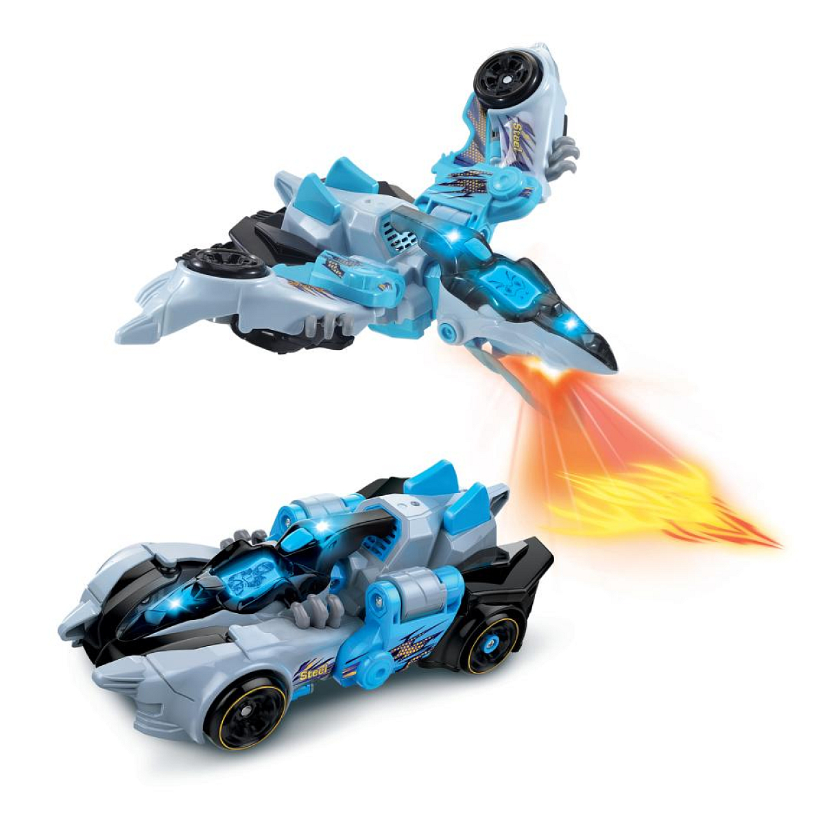 Switch  and  go dinos - steel, le super pterodactyle bleu, VTECH