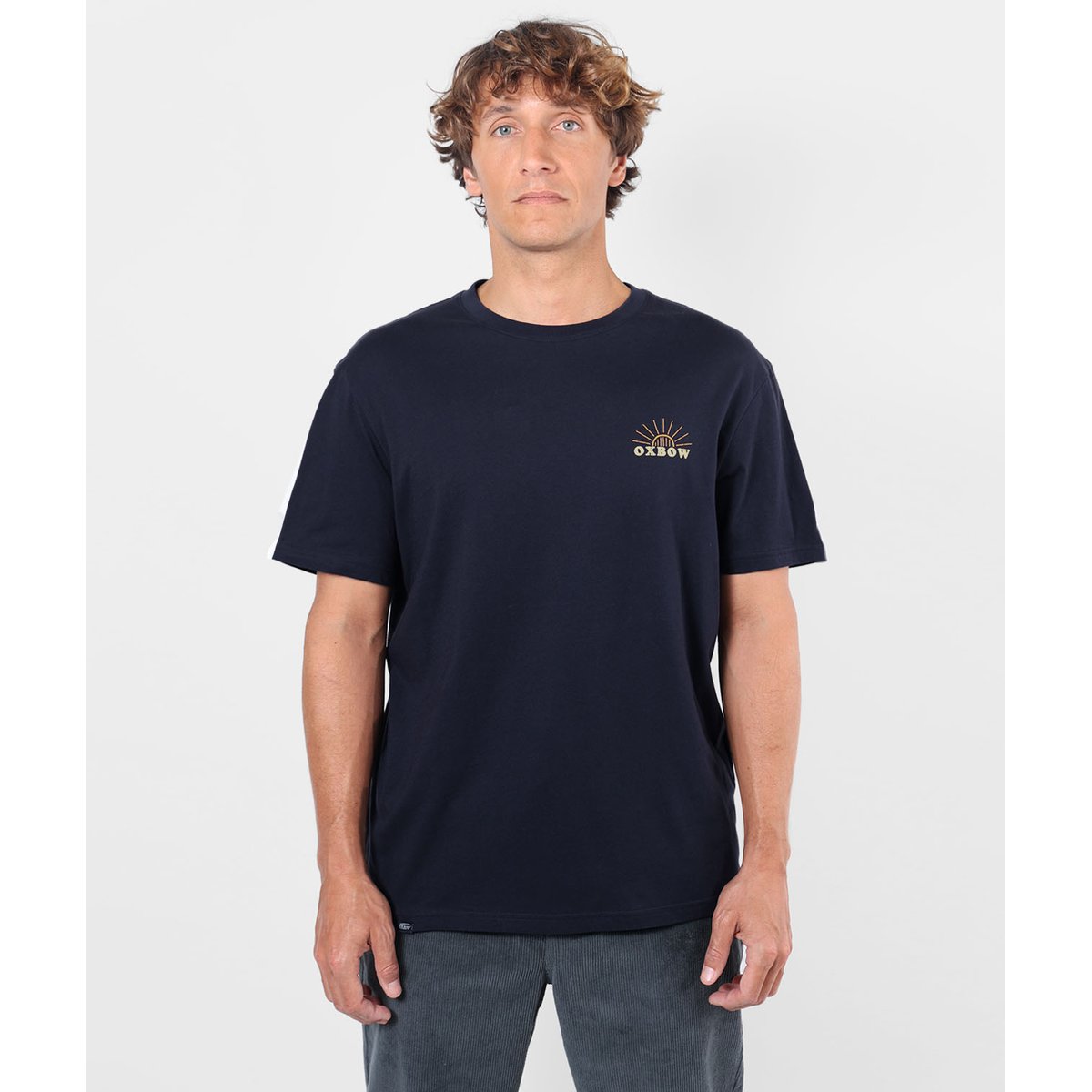 Tee-shirt manches courtes HORIZON deep marine, OXBOW
