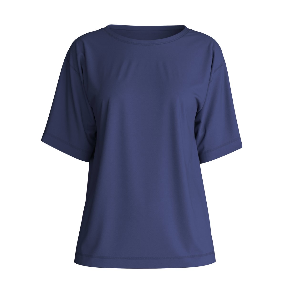 T-Shirt manches courtes Modal DEEPSLEEPWEAR BALANCING bleu cobalt, CALIDA