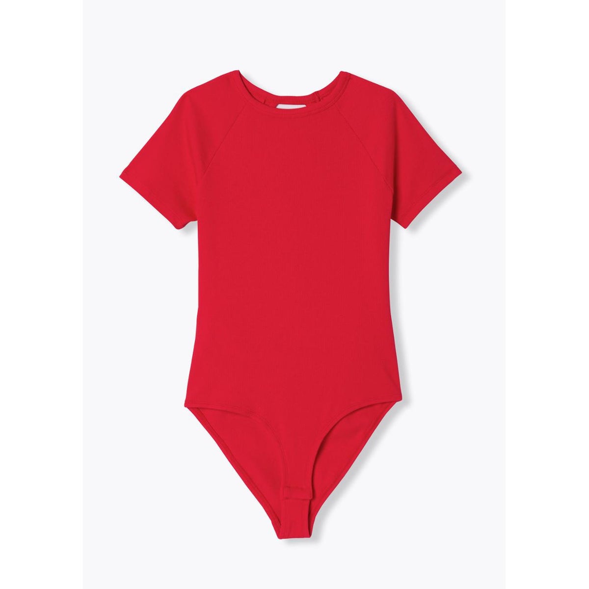 Body décolleté dos rouge, PROMOD