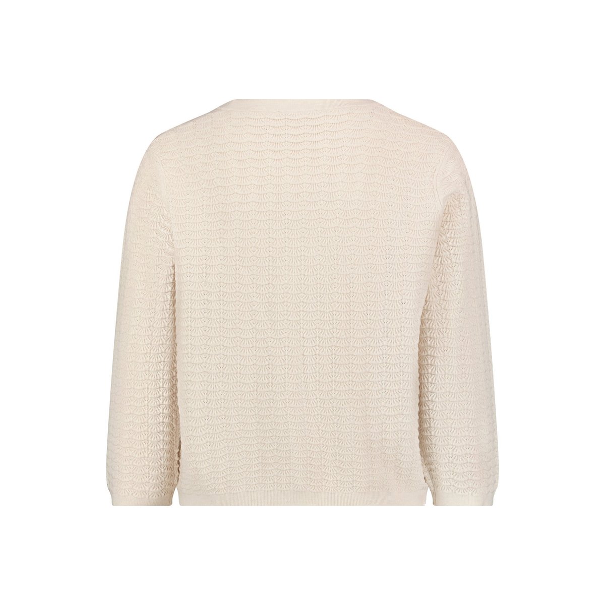 Cardigan en maille à encolure en v silky beige, CARTOON