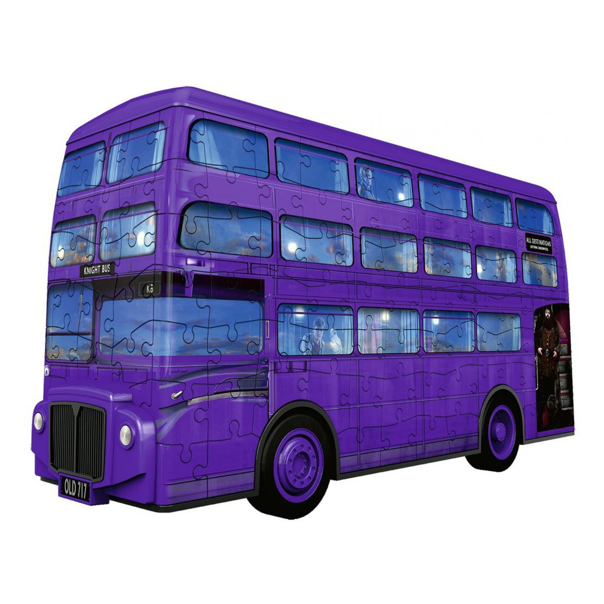 Puzzle 3D Magicobus / Harry Potter couleur unique, RAVENSBURGER