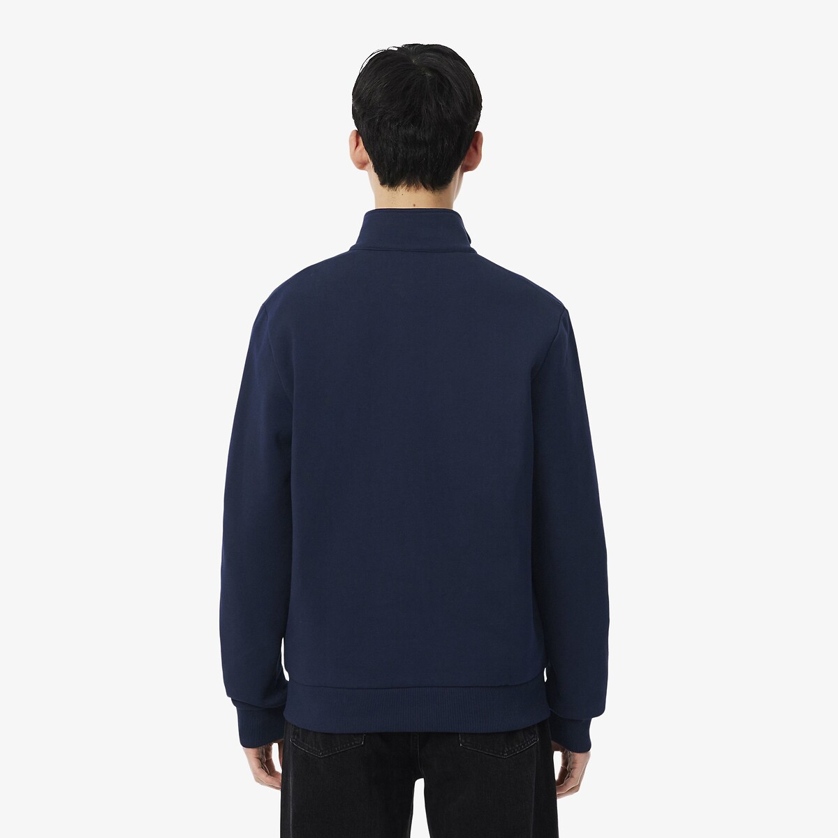 Sweatshirt mit Reissverschluss aus Molton marine, LACOSTE