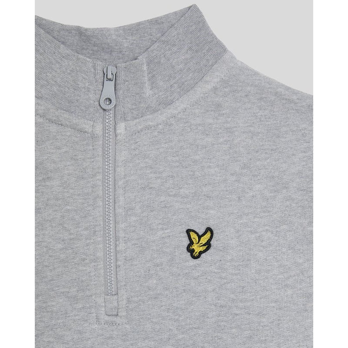 Pull col camionneur gris clair chiné, LYLE & SCOTT
