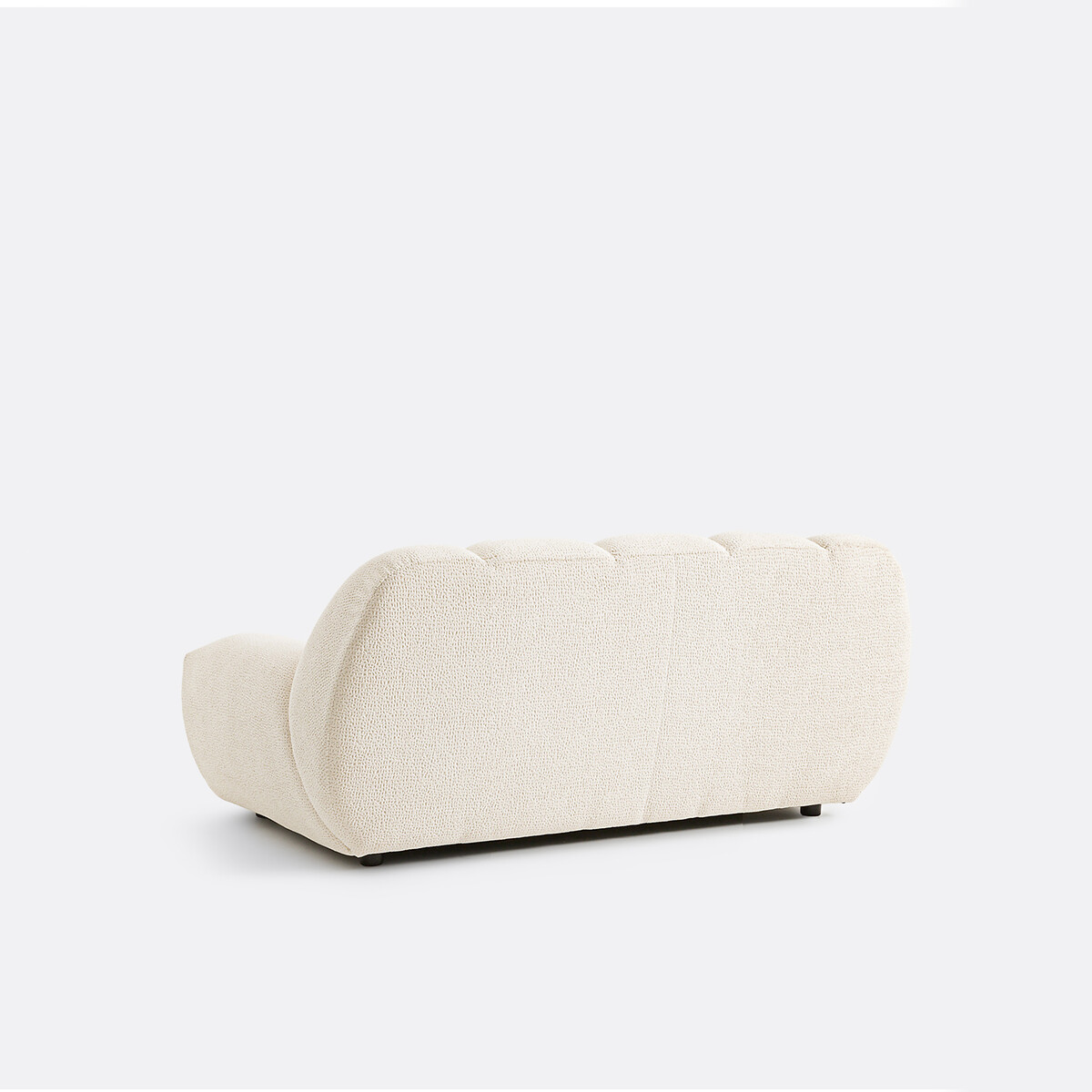 Sofá 2 plazas, tela con relieve, Nuria crudo, LA REDOUTE INTERIEURS
