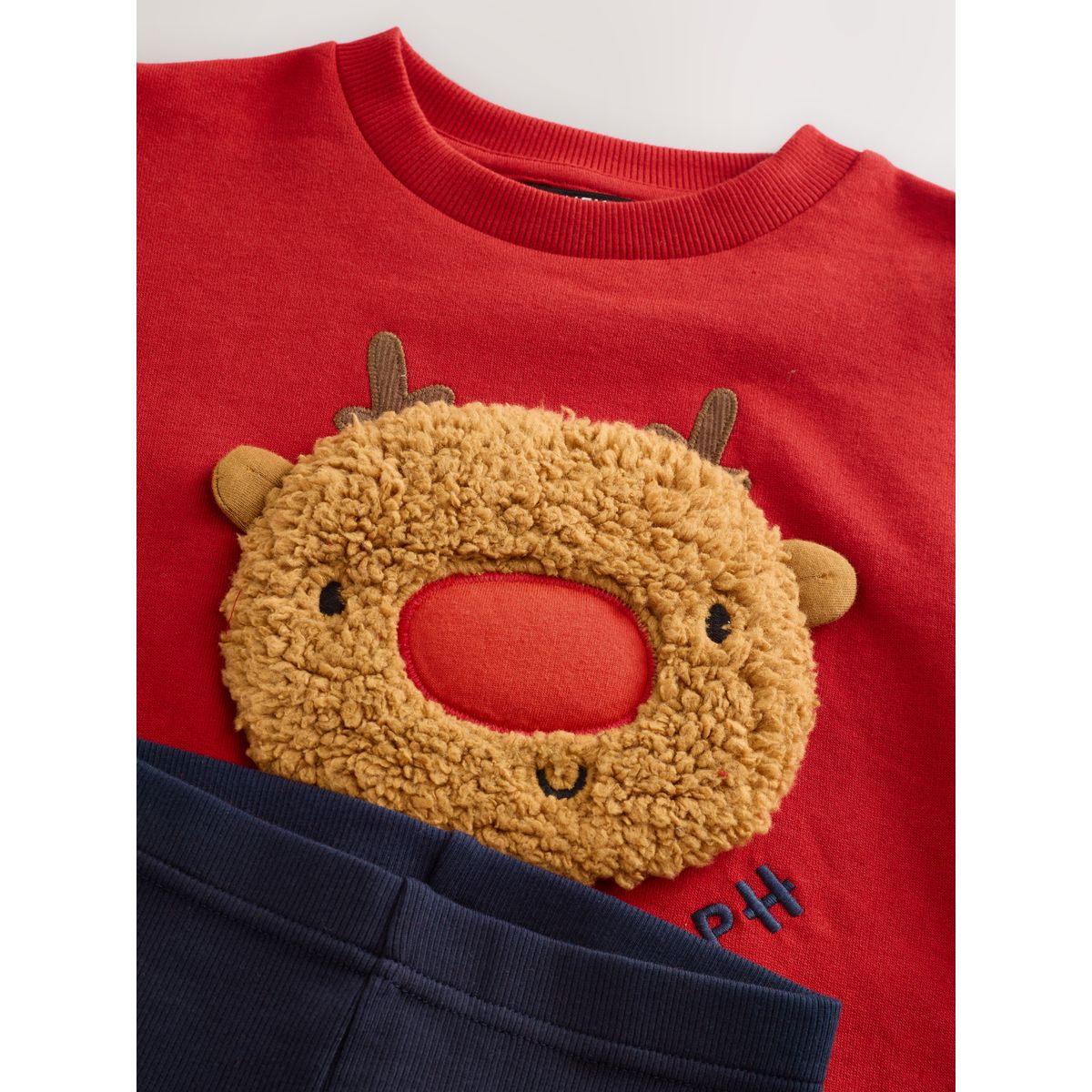Pull col rond et legging de noël, 2 pièces boucle rouge rudolph, NEXT