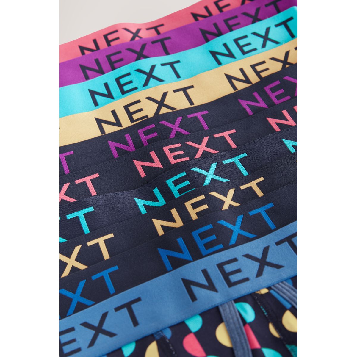 Boxers avec ouverture sur le devant rayures pop de couleur bleu marine, NEXT
