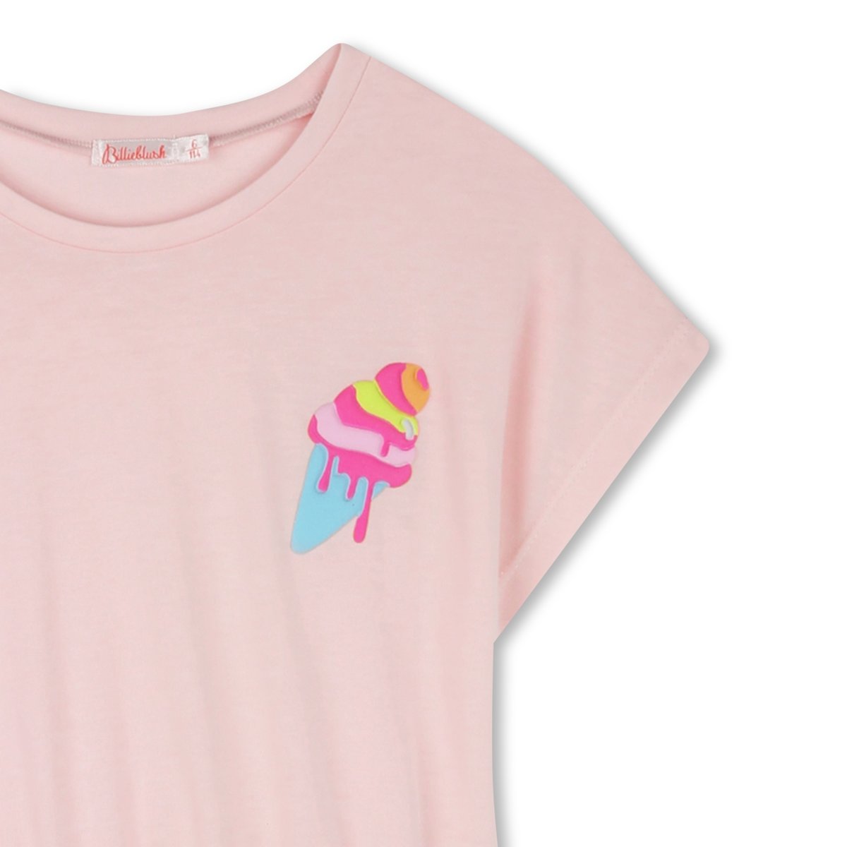 Robe bimatière pale rose, BILLIEBLUSH