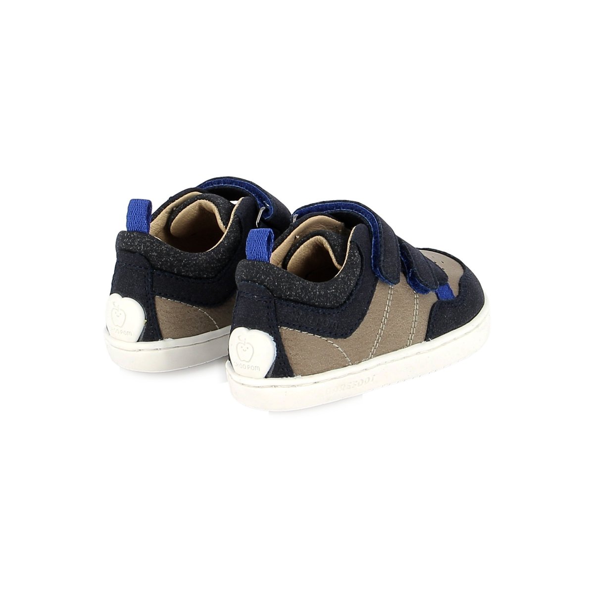 Chaussure Barefoot à Scratch TOOTIES EASY marine / beige, SHOO POM