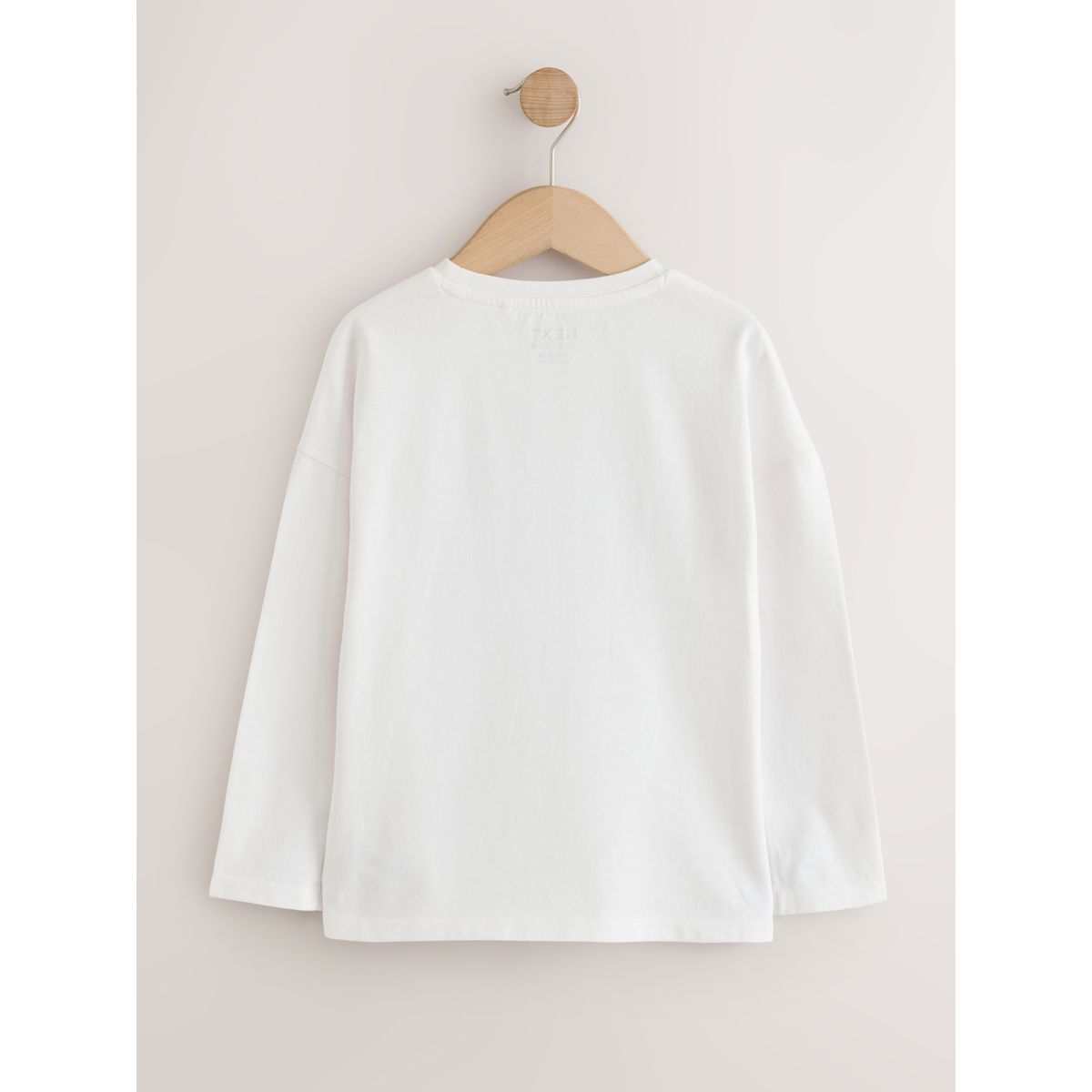 Haut à manches longues, cœurs et sequins blanc, NEXT