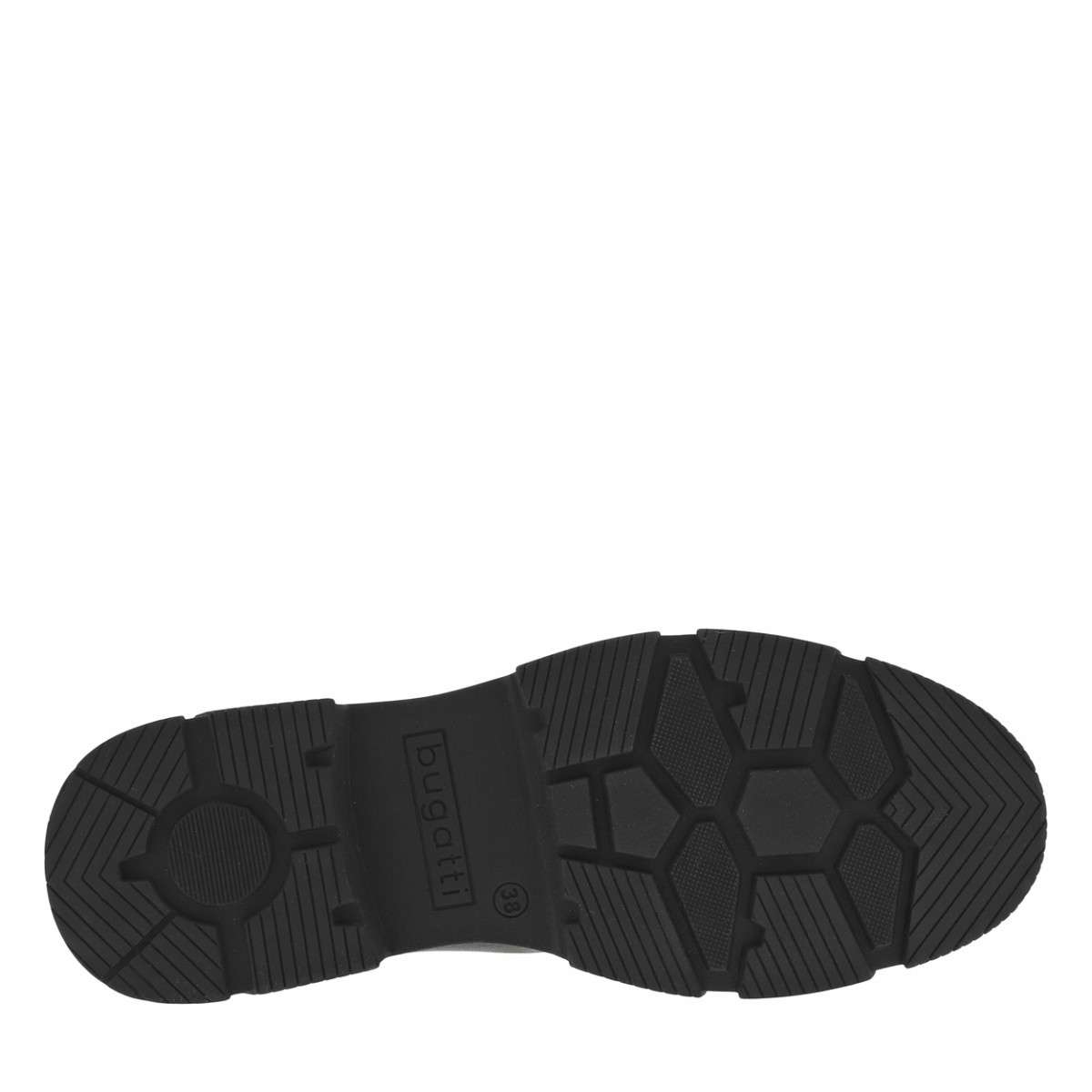 Bottines talon décroché bas noir, BUGATTI