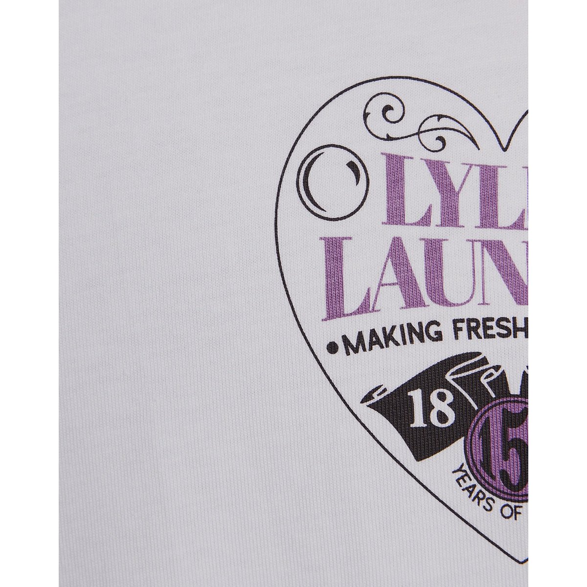 T-shirt graphique poitrine blanc, LYLE & SCOTT
