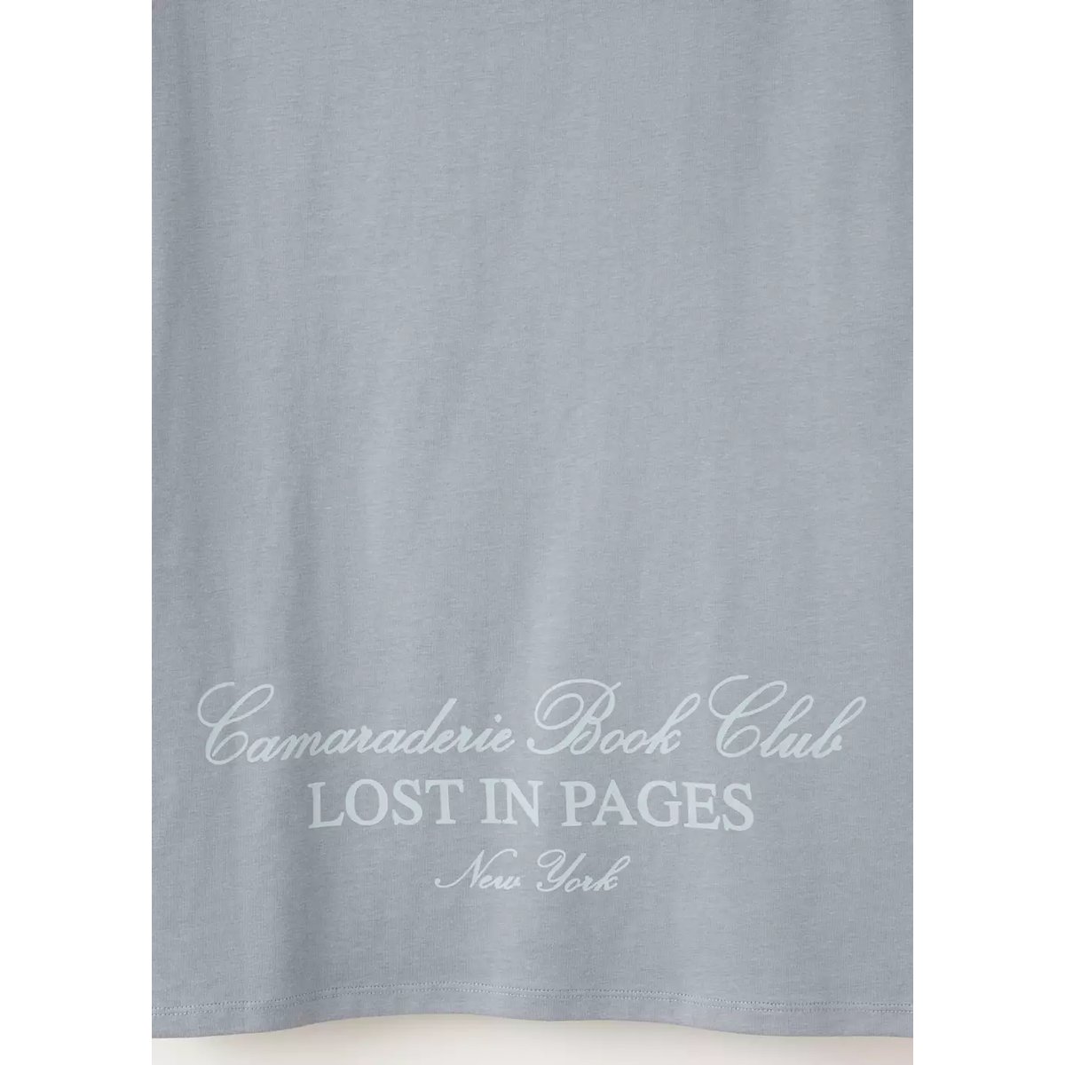 T-shirt en coton imprimé bleu, MANGO TEEN