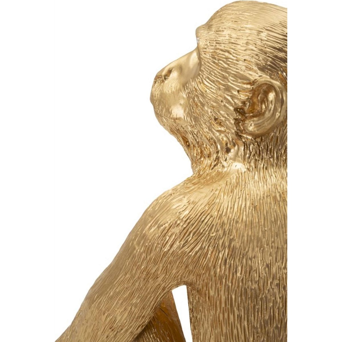Lampe à poser singe sculpture GLAM doré, RECOLLECTION