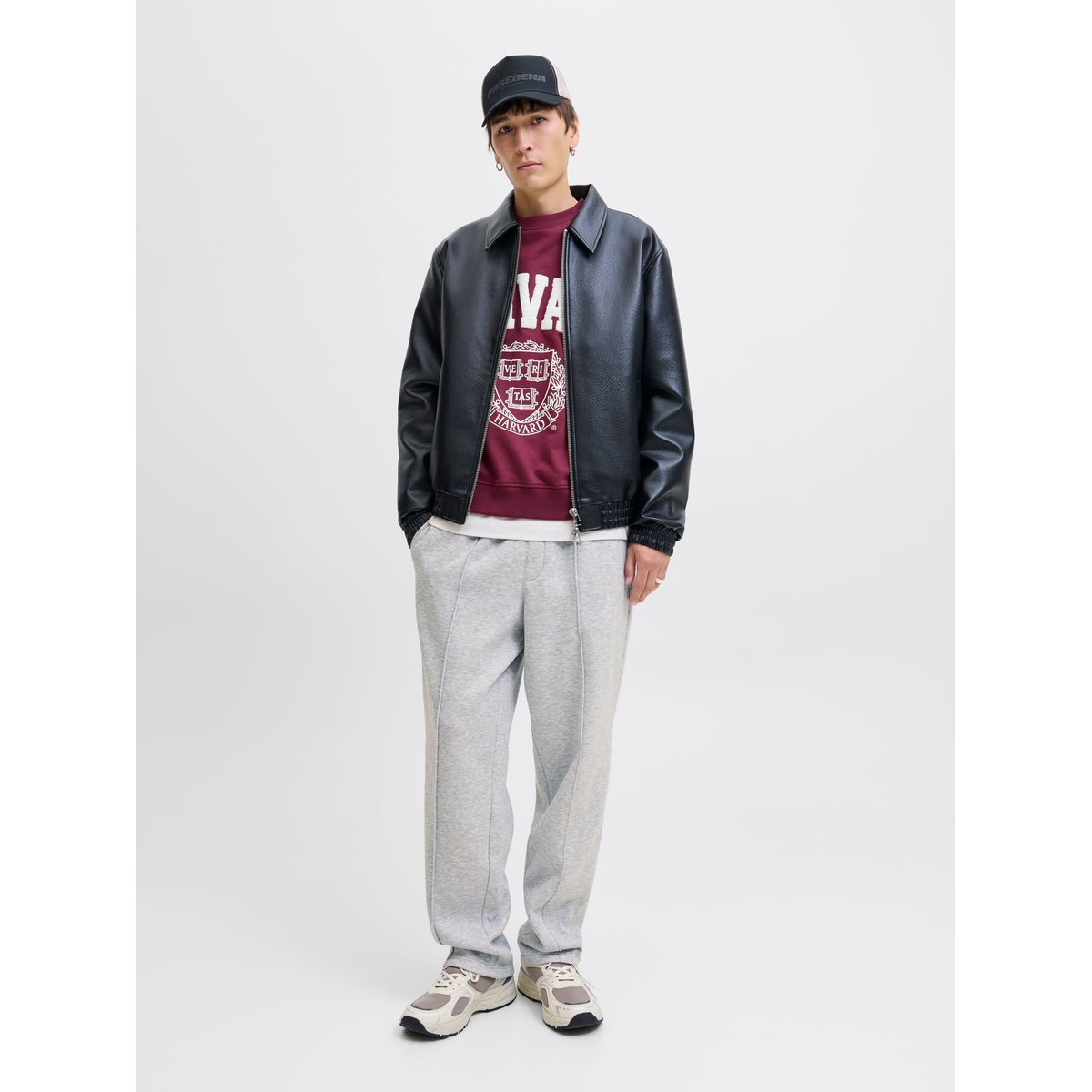 Pantalon De Survêtement grise - light grey melange, JACK & JONES