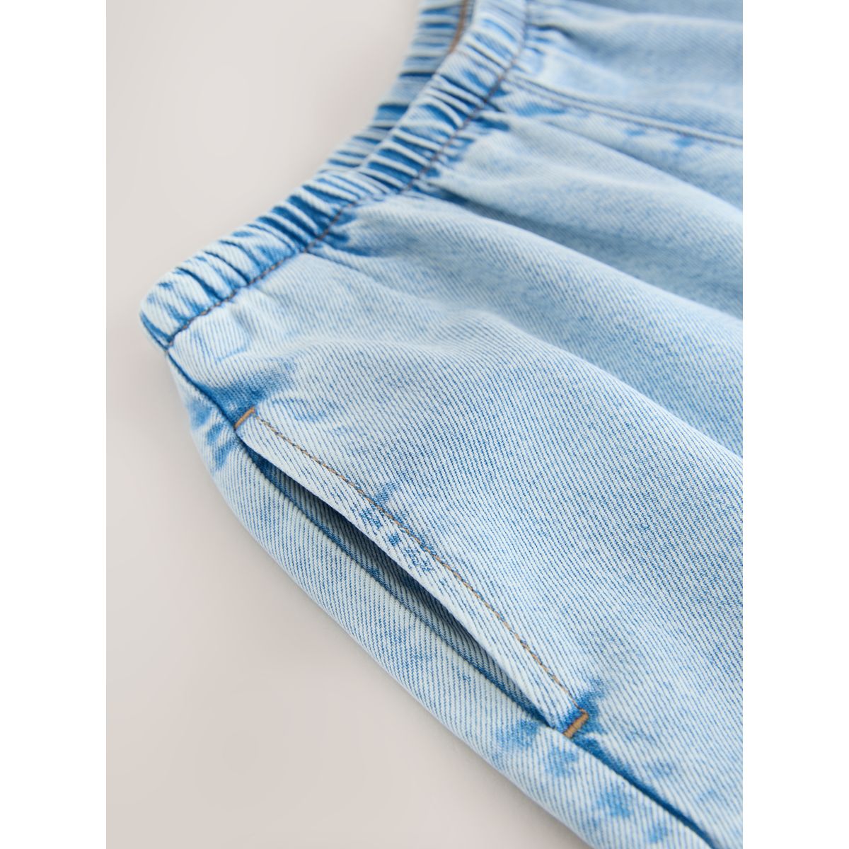 Pantalon large denim clair, NEXT