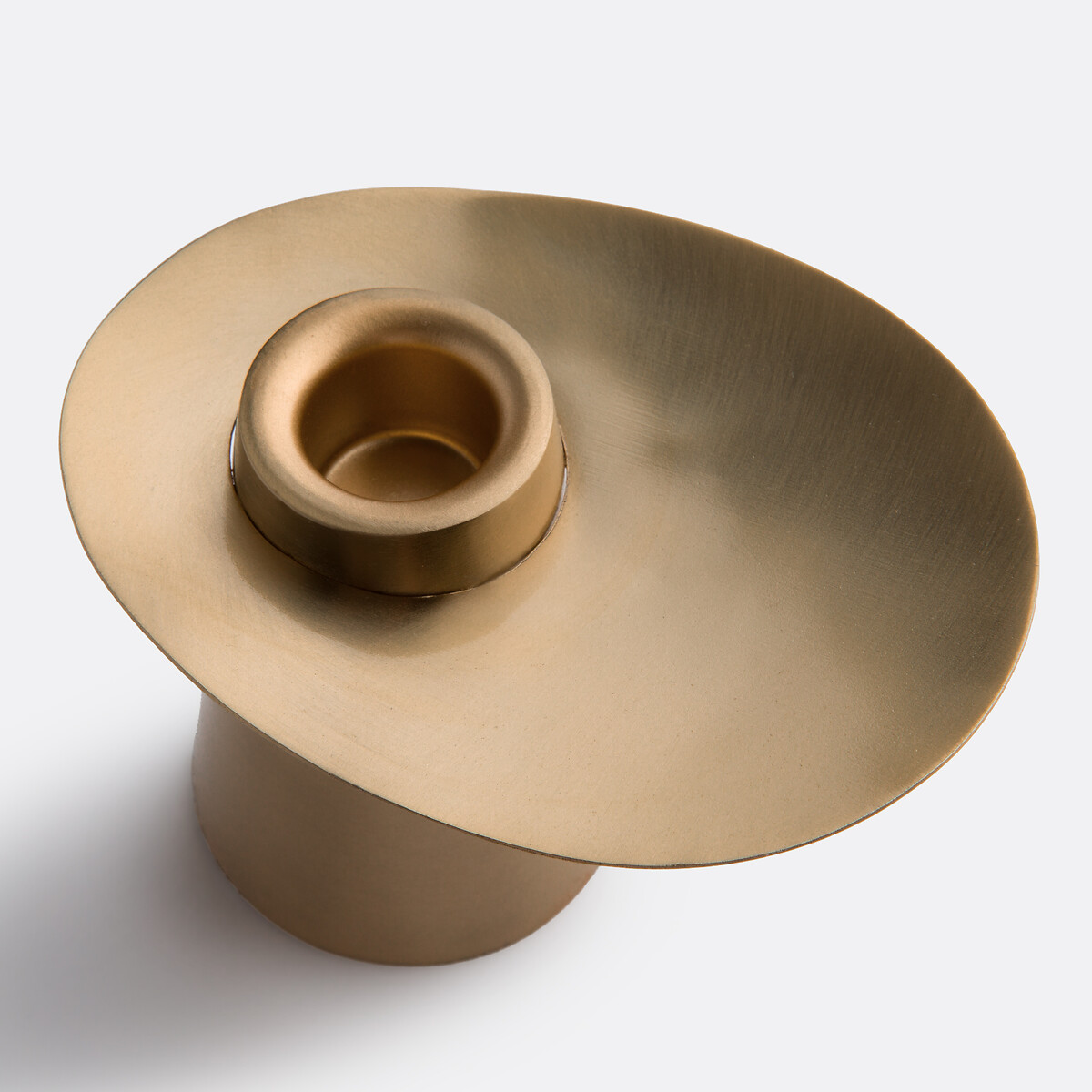 Jory Brass Candlestick H8cm brass, LA REDOUTE INTERIEURS