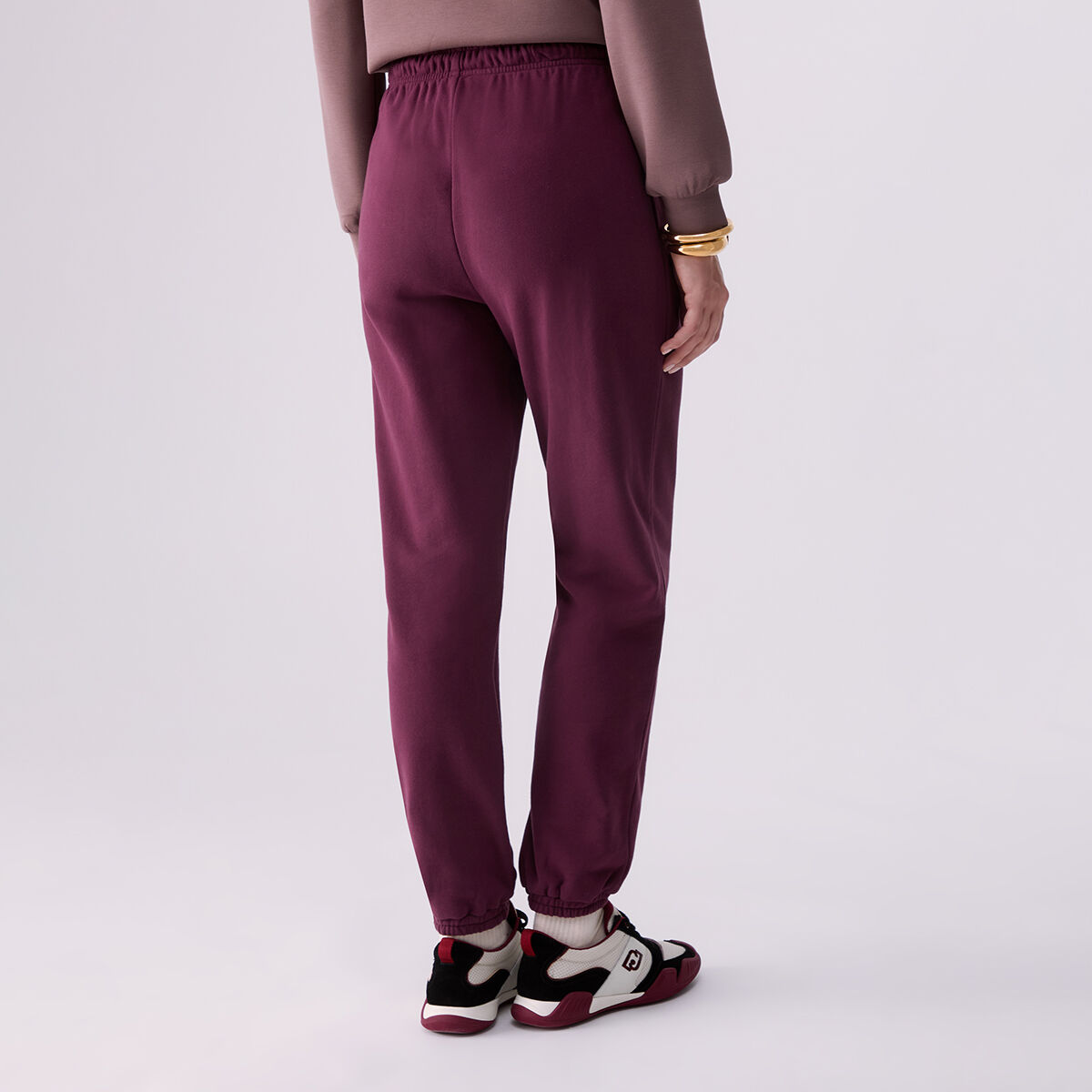 Pantalon molletonné aubergine, LIU JO